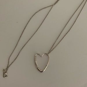 John Hardy SS Bamboo Heart Necklace